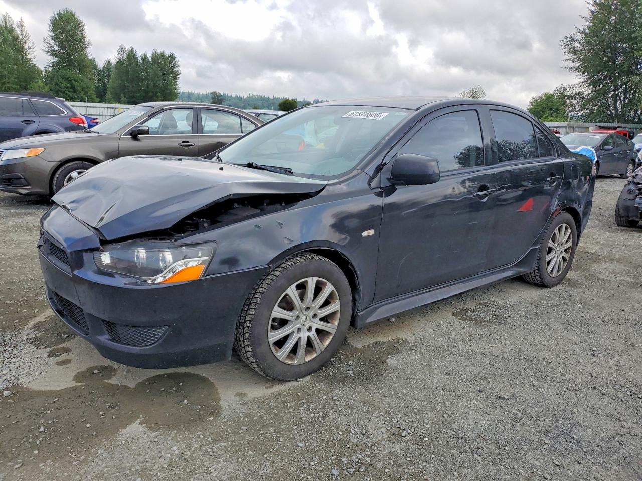 2013 Mitsubishi Lancer ES, VIN JA32U2FU8DU011263 — Front end