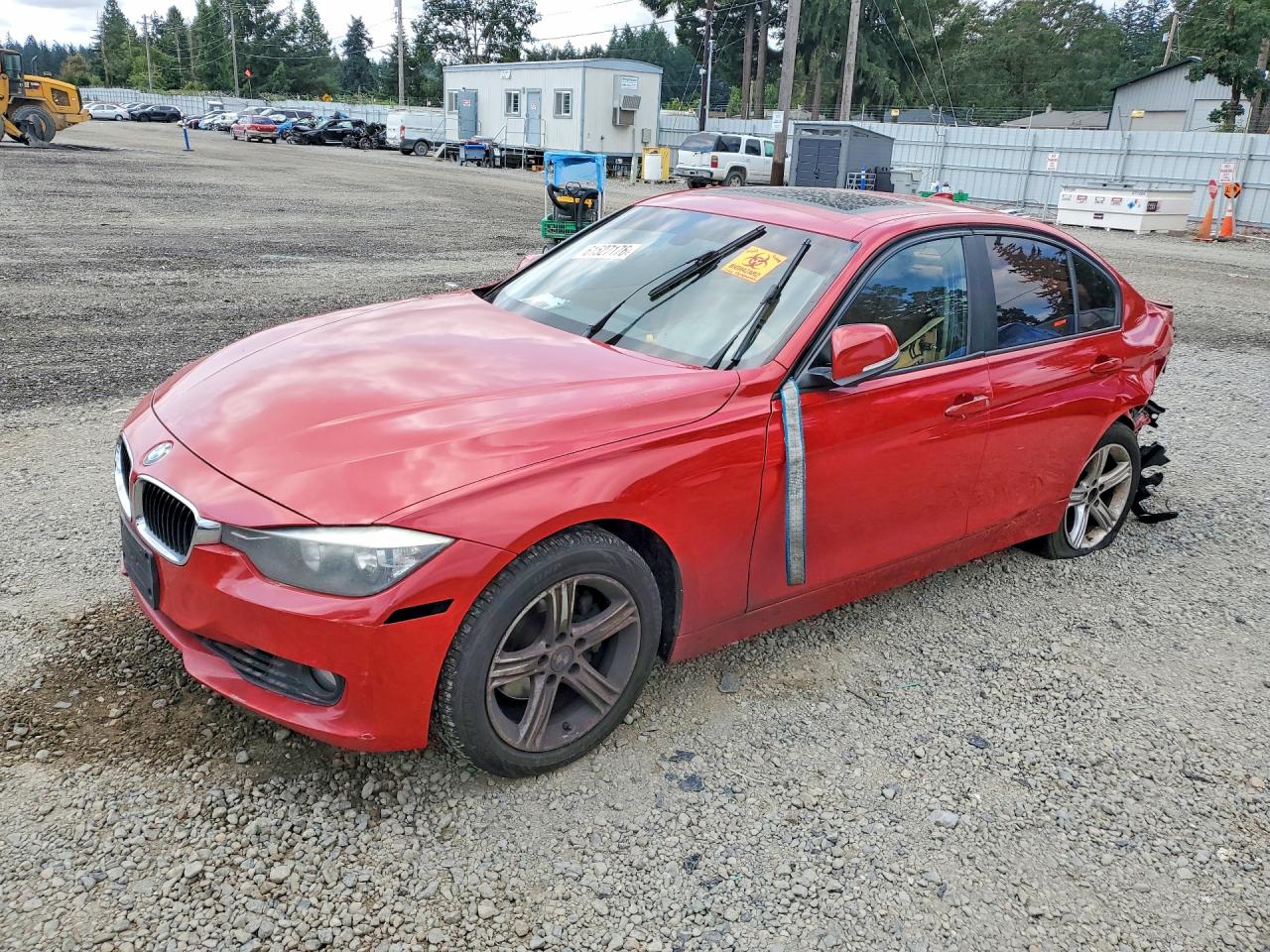 2013 BMW 3 Series 328i xDrive, VIN WBA3B5C55DJ598398 — Rear end