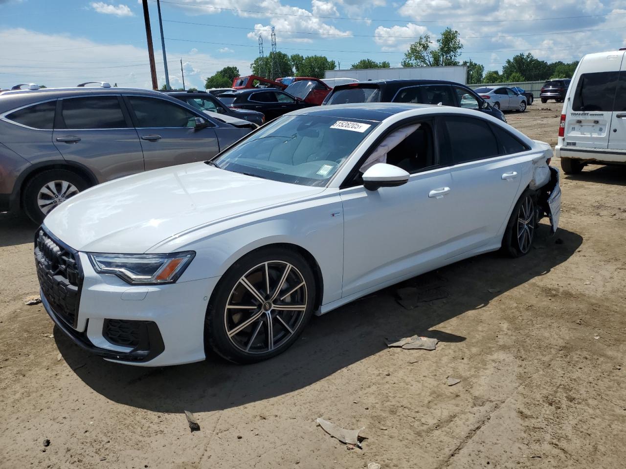 2025 Audi A6, VIN WAUK2BF26SN012714 — Rear end