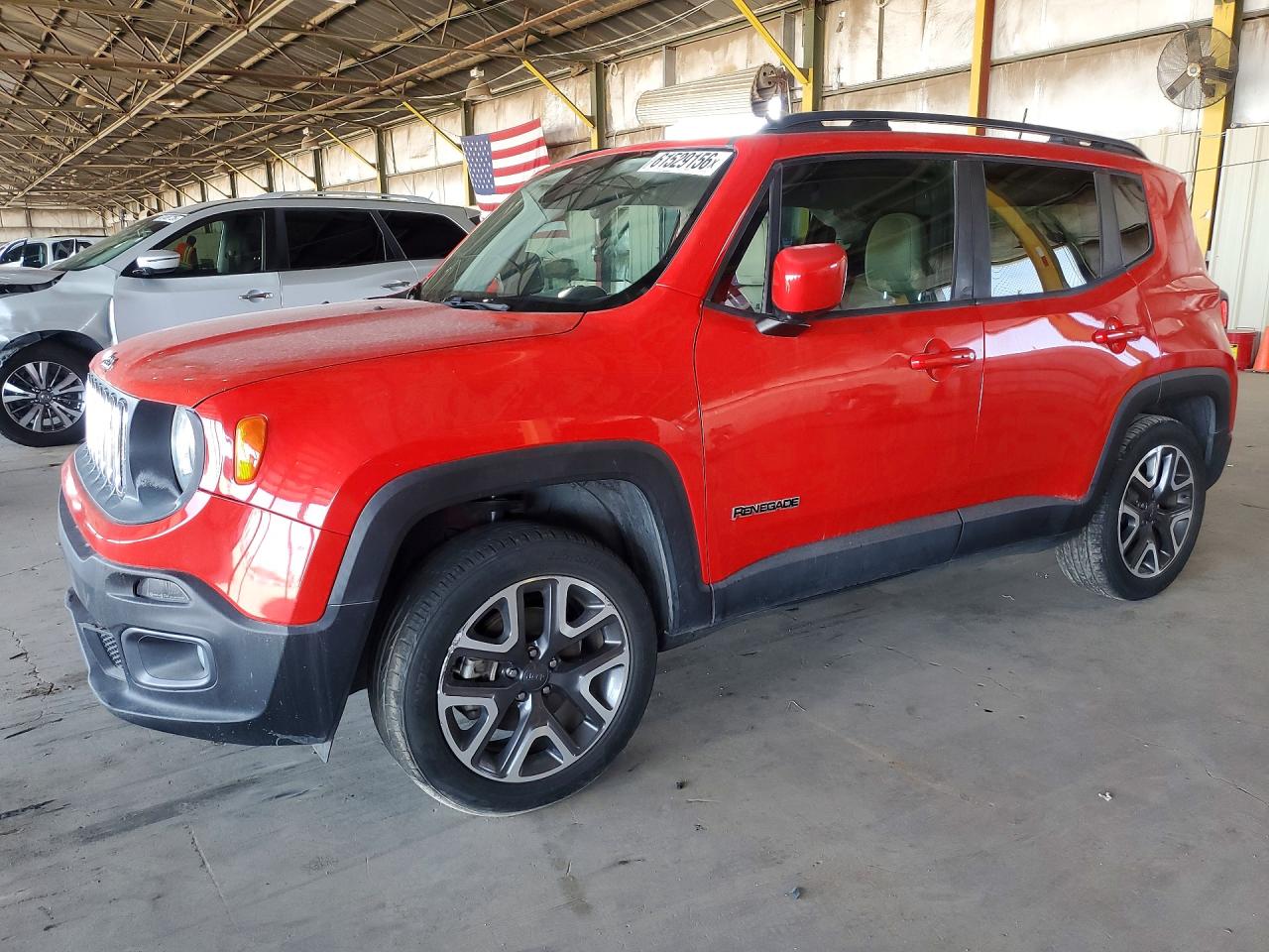 2018 Jeep Renegade Altitude, VIN ZACCJBBB1JPH86200 — Rear end