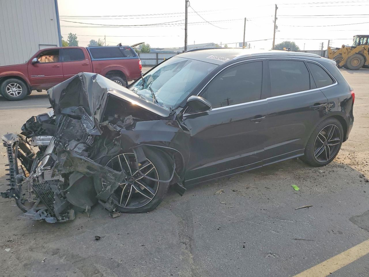 2009 Audi Q5 Premium, VIN WA1KK78R39A037768 — Front end