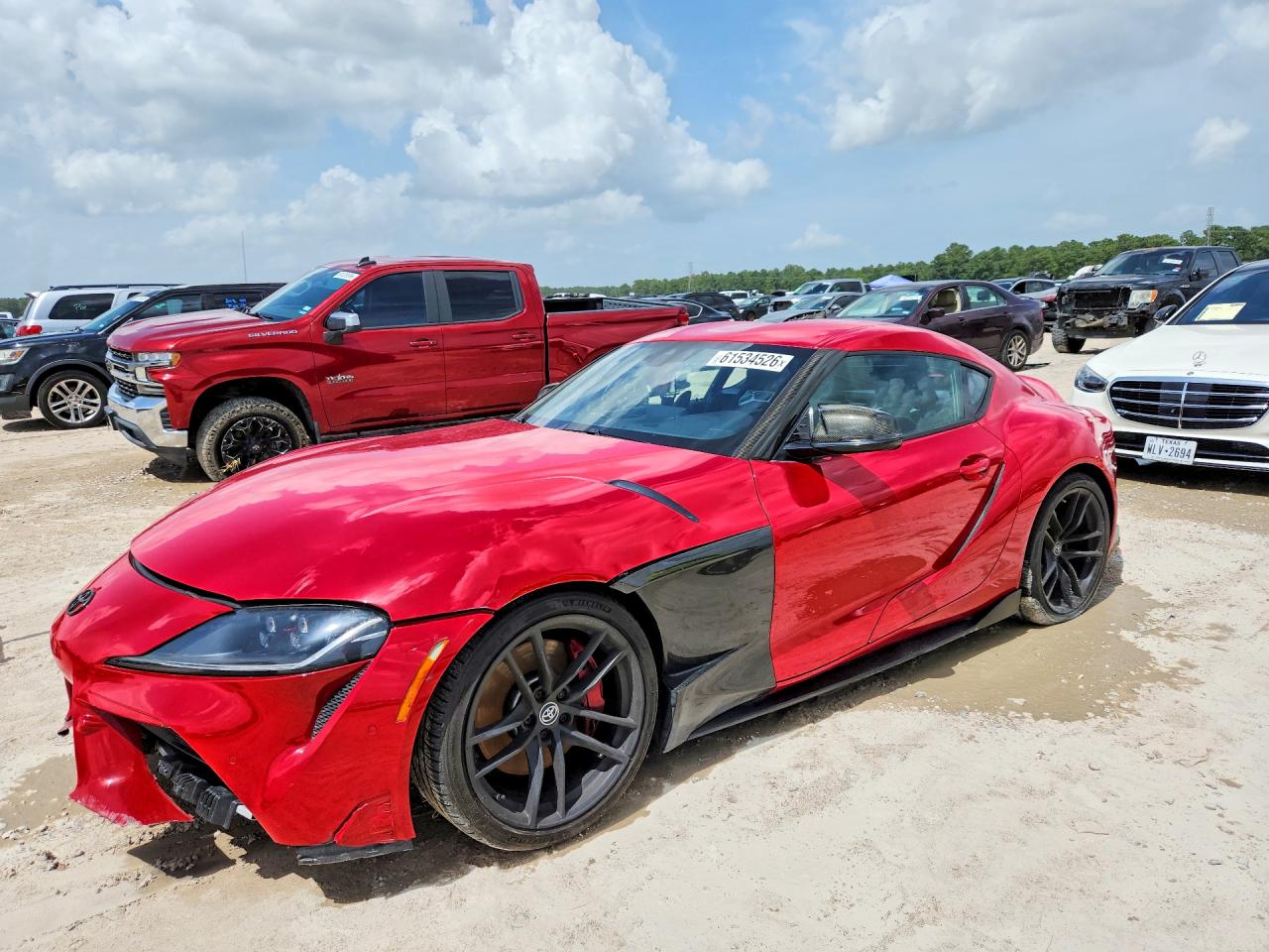 2020 Toyota Supra Premium Launch Edition, VIN WZ1DB4C03LW022947 — Front end