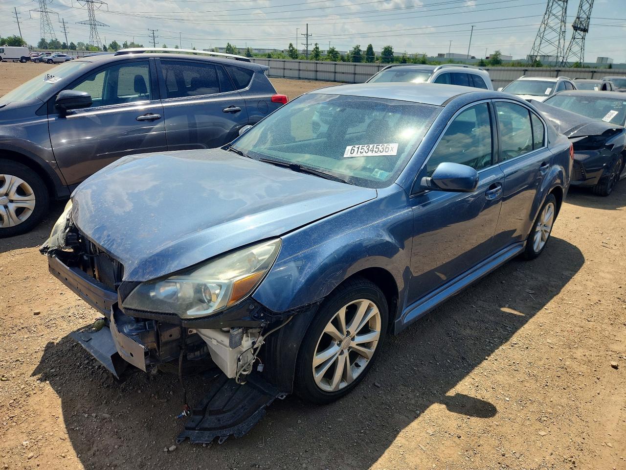 2013 Subaru Legacy Premium, VIN 4S3BMBC64D3037887 — Front end