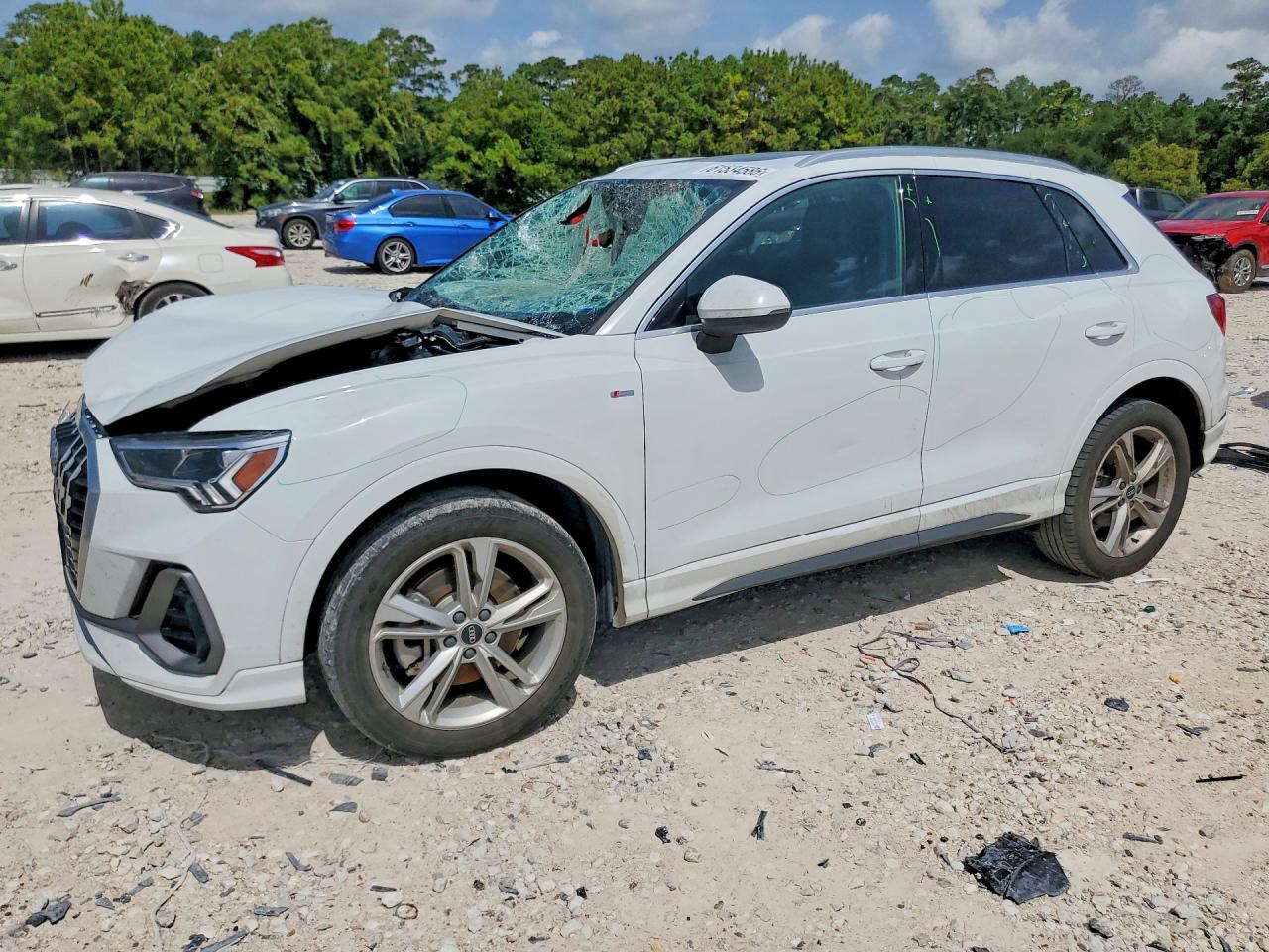 2021 Audi Q3 S line Premium Plus, VIN WA1EECF34M1157194 — Front end