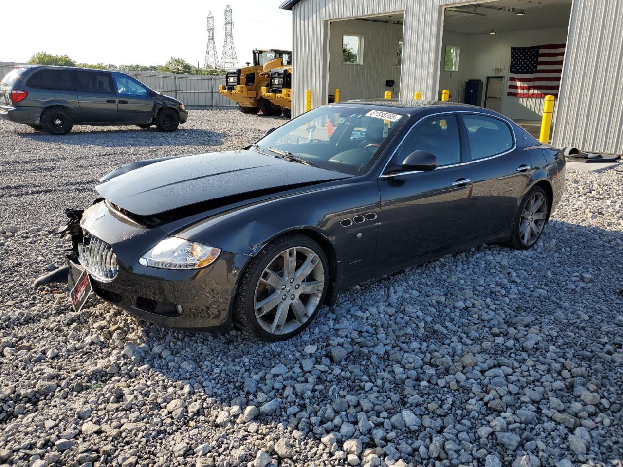 2010 Maserati Quattroporte S, VIN ZAM39JKA9A0052741 — Front end