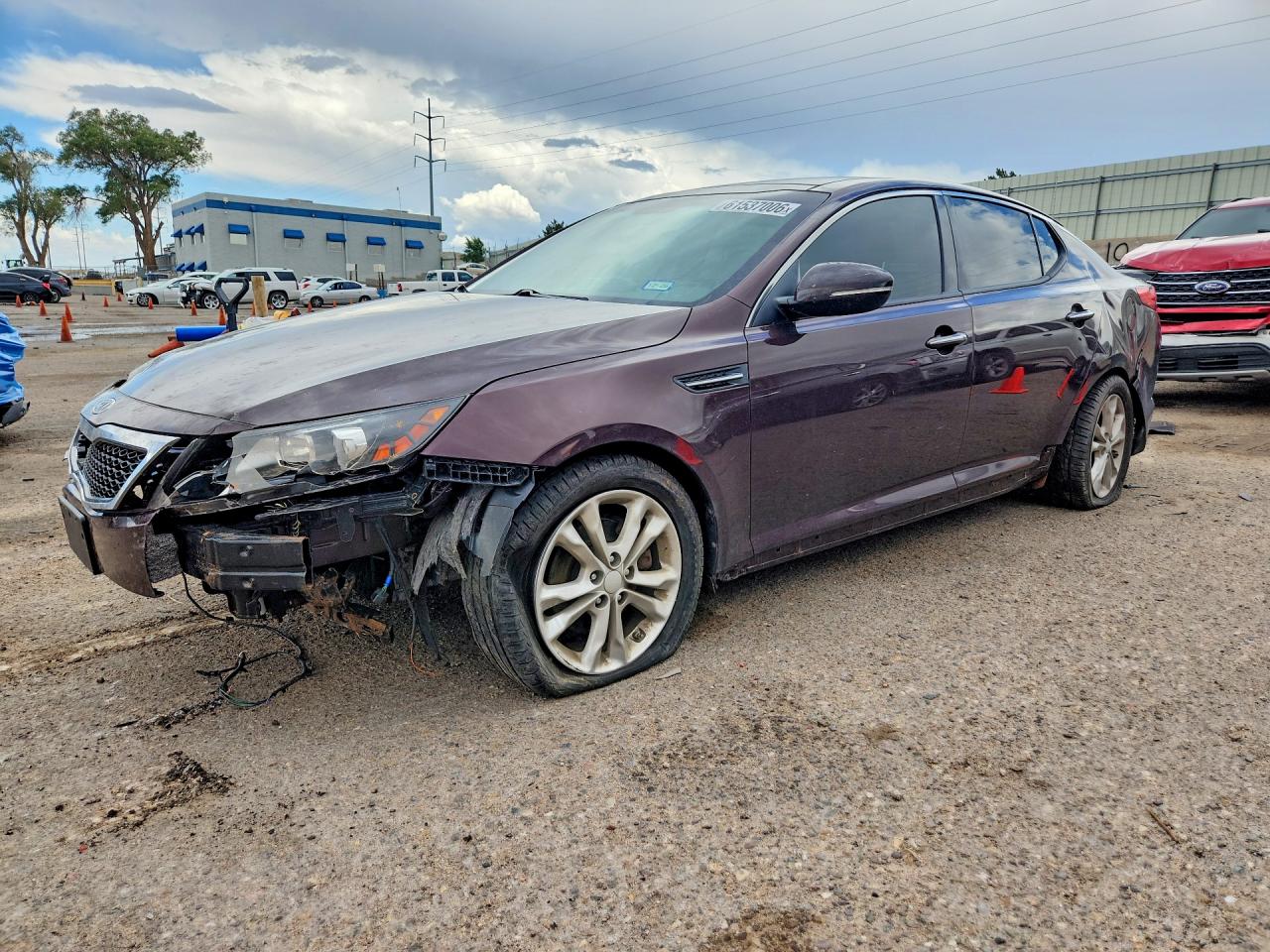 2011 Kia Optima EX, VIN KNAGN4A70B5169019 — Front end
