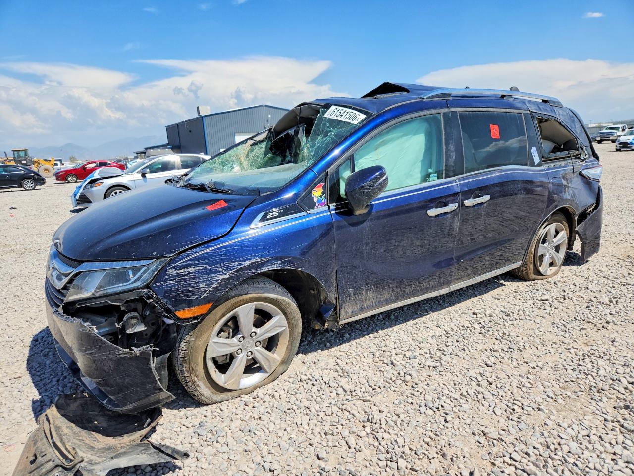 2020 Honda Odyssey EX-L, VIN 5FNRL6H74LB023225 — Rollover