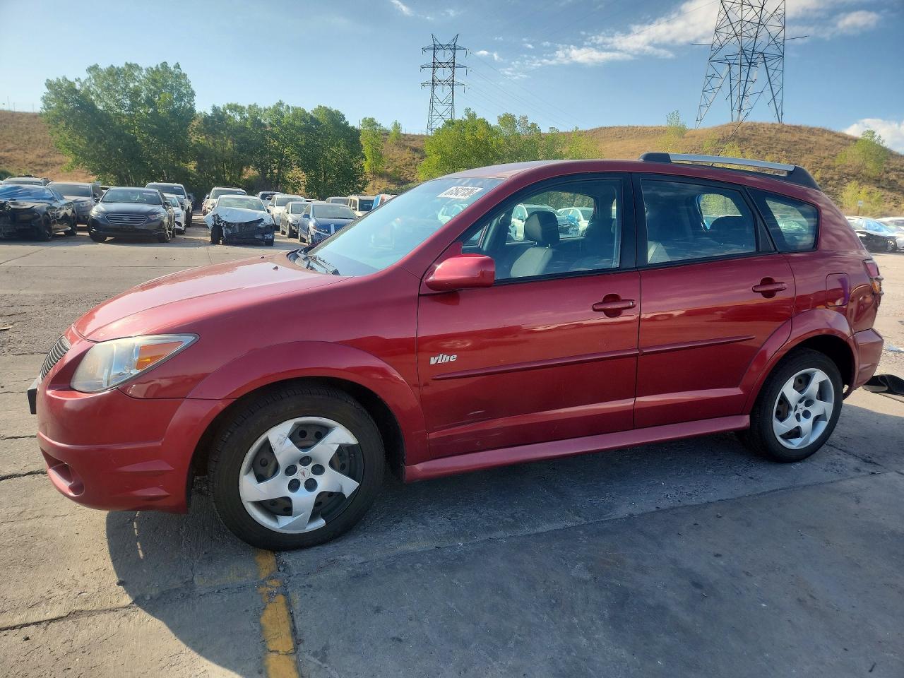 2008 Pontiac Vibe, VIN 5Y2SL65858Z406722 — Rear end