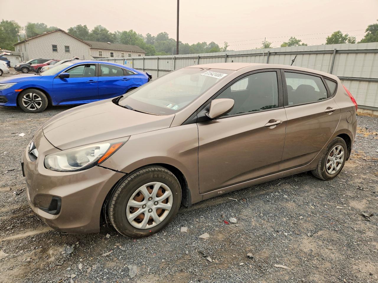 2012 Hyundai Accent GS, VIN KMHCT5AE9CU034197 — Vandalism