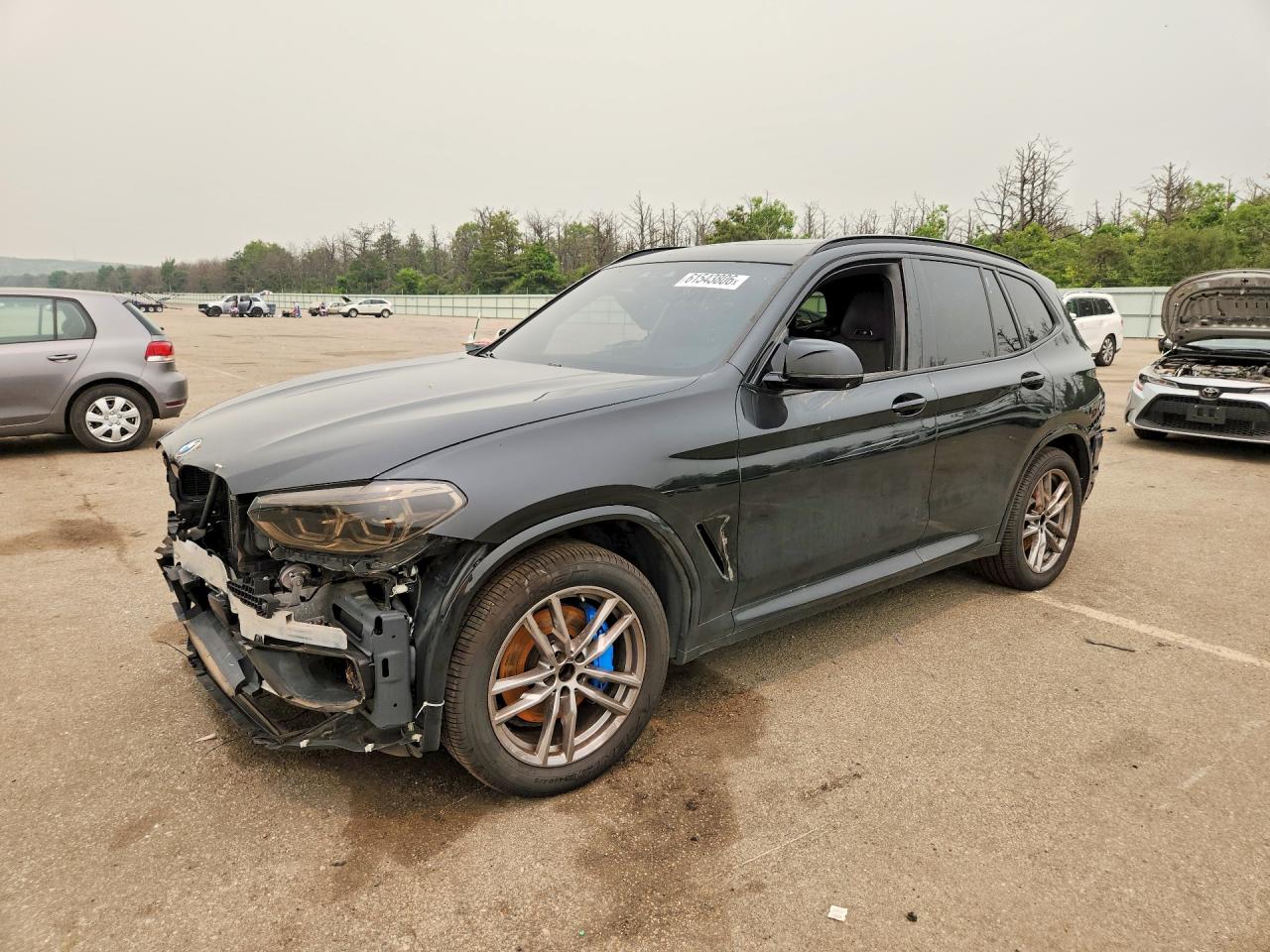 2020 BMW X3 M, VIN 5YMTS0C03L9B88154 — Front end