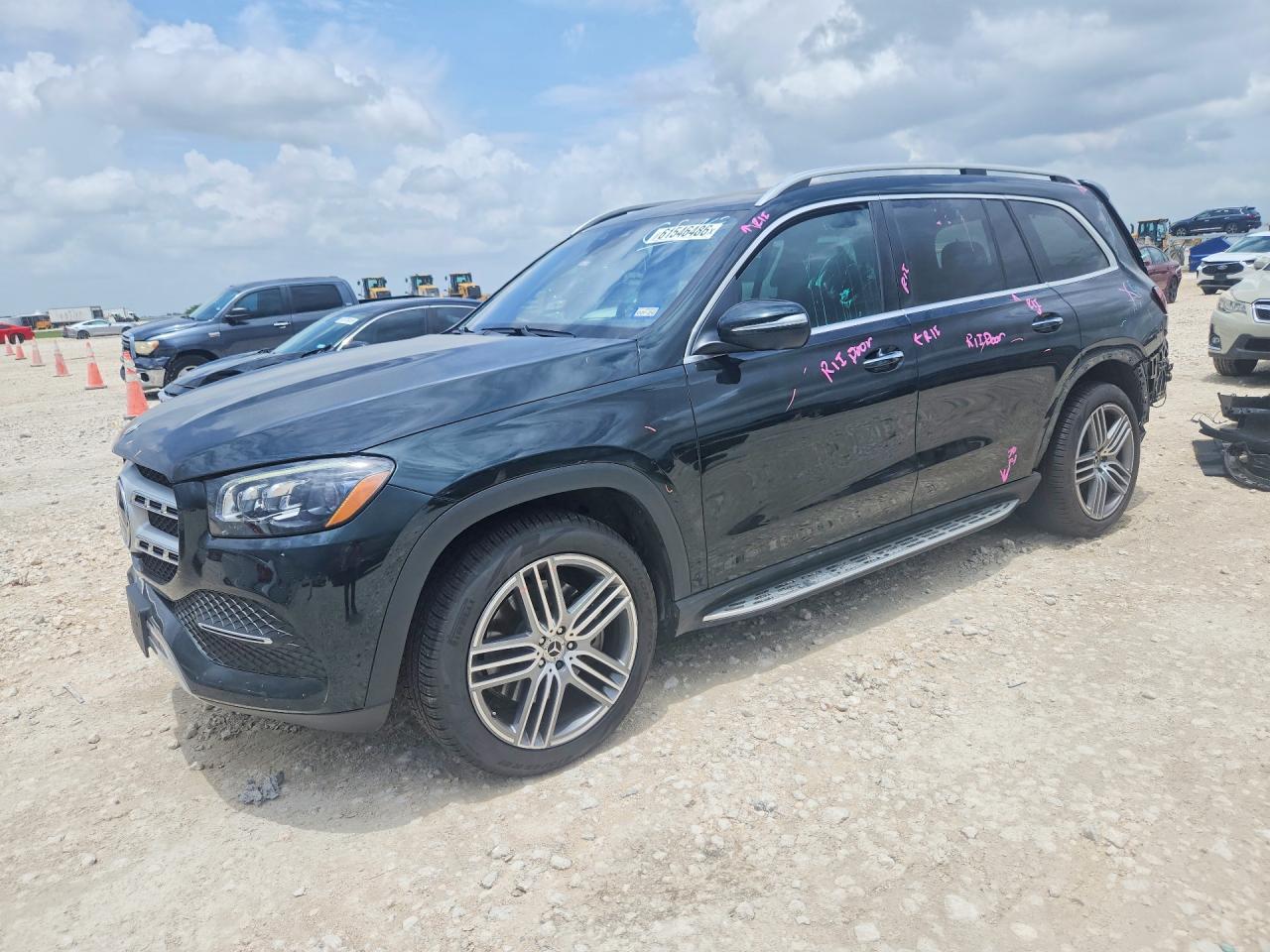 2021 Mercedes-Benz GLS 450, VIN 4JGFF5KE2MA576943 — Rear end