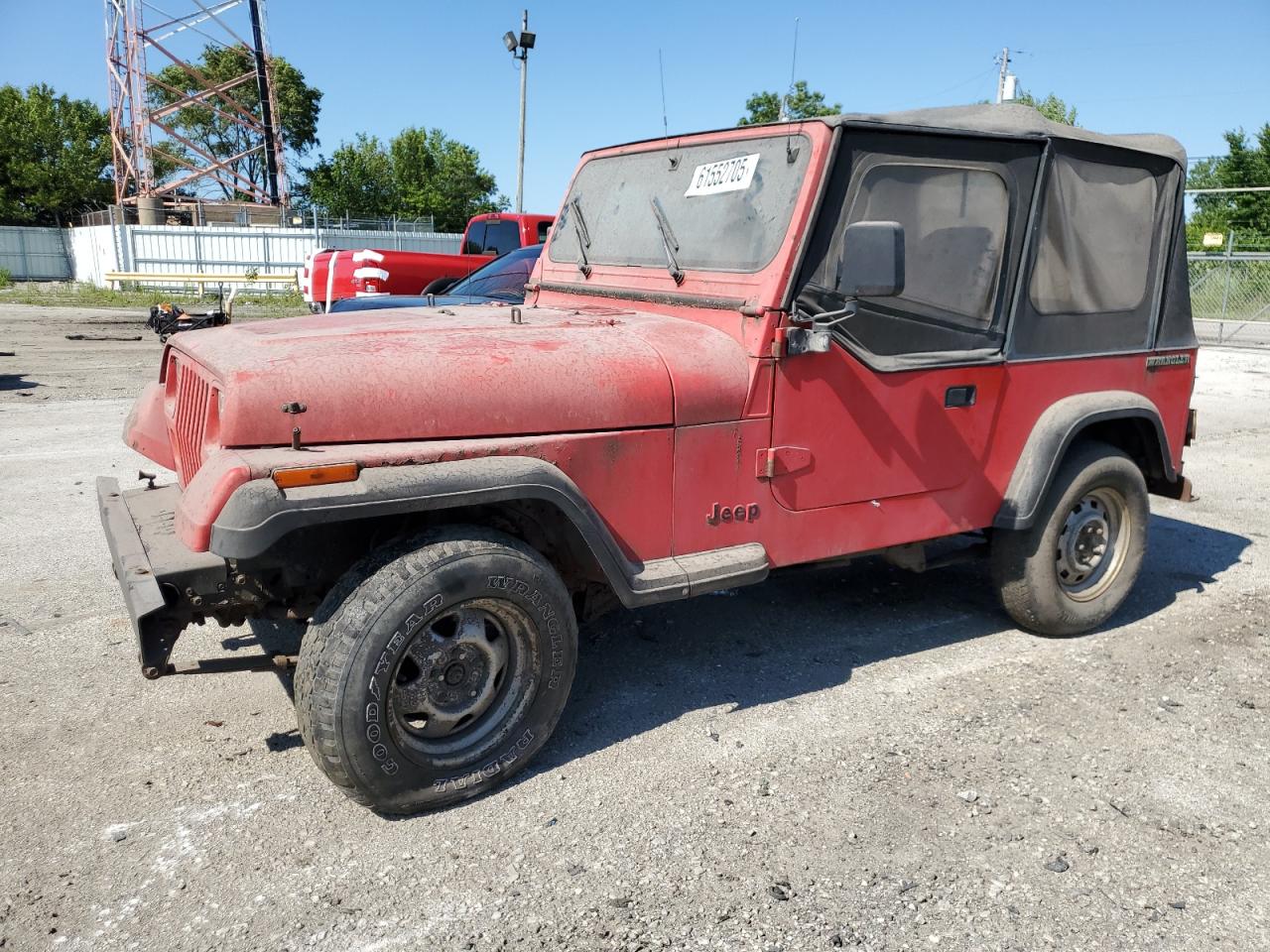 1989 Jeep Wrangler, VIN 2J4FY29E5KJ135604 — Minor dents and scratches