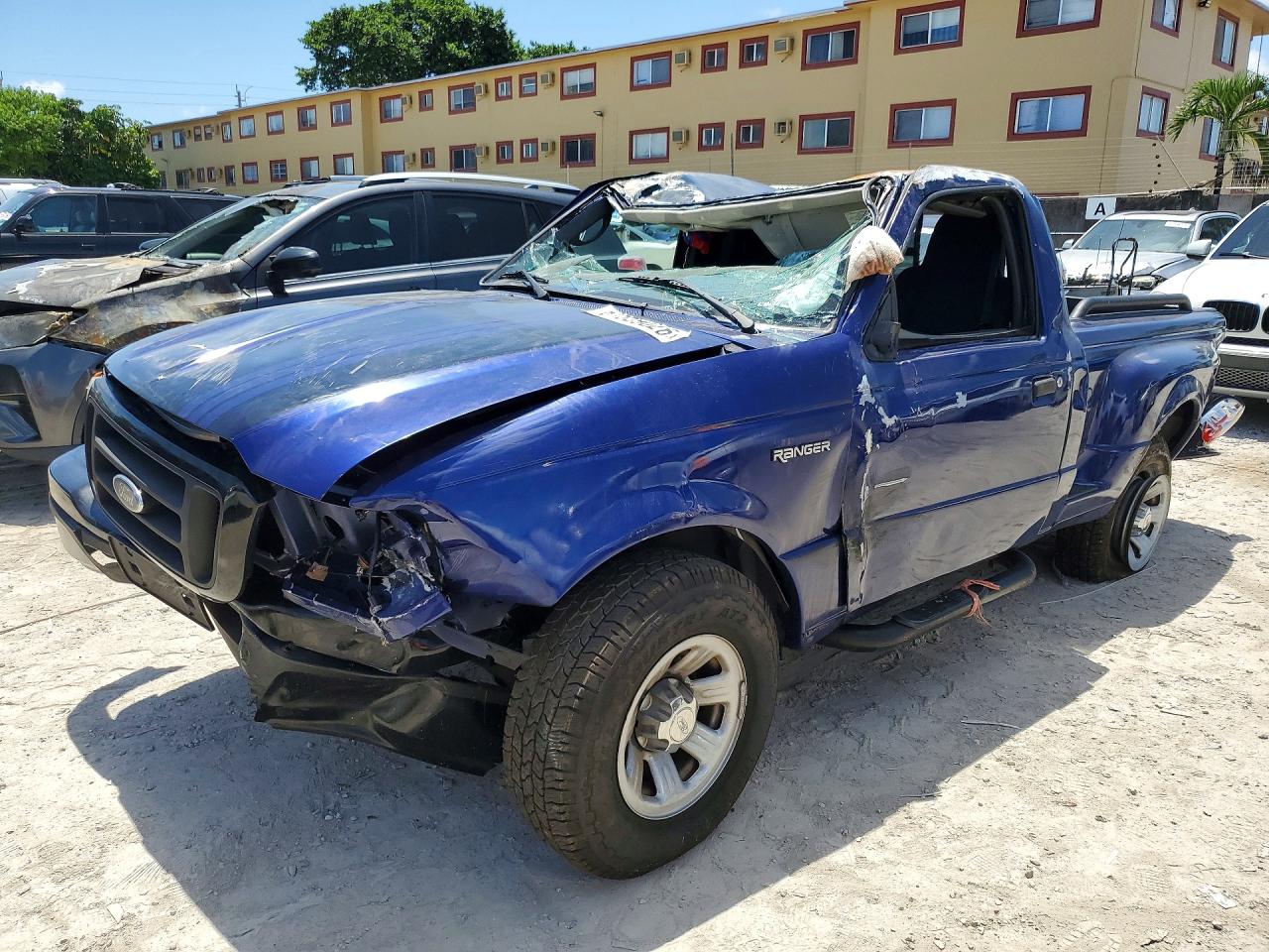 2004 Ford Ranger XL, VIN 1FTYR10U04PA76221 — Front end