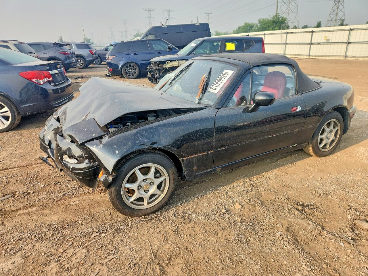 1994 Mazda MX-5 Miata, VIN JM1NA3535R0504595 — Front end
