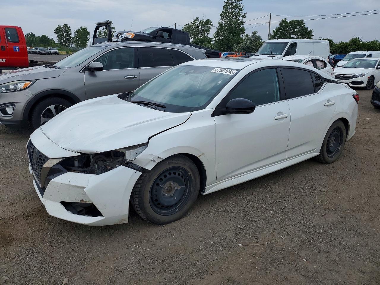 2021 Nissan Sentra SR, VIN 3N1AB8DV1MY212164 — Перед