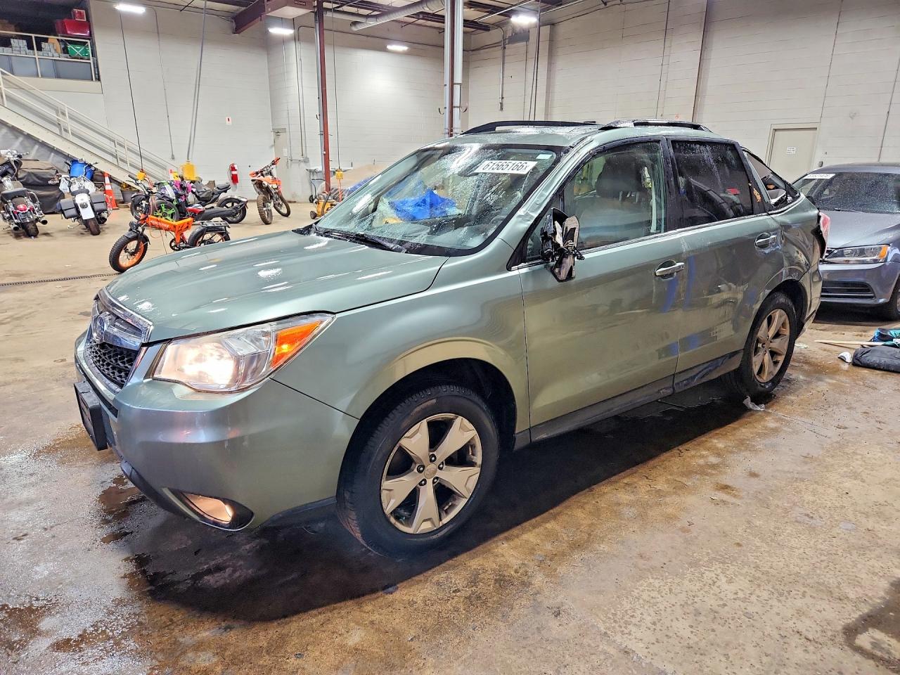 2015 Subaru Forester Limited, VIN JF2SJAHCXFH521801 — Roof