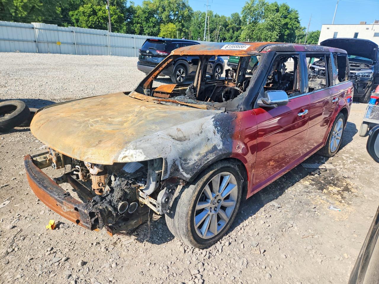 2012 Ford Flex Limited, VIN 2FMGK5DC8CBD10003 — Burn