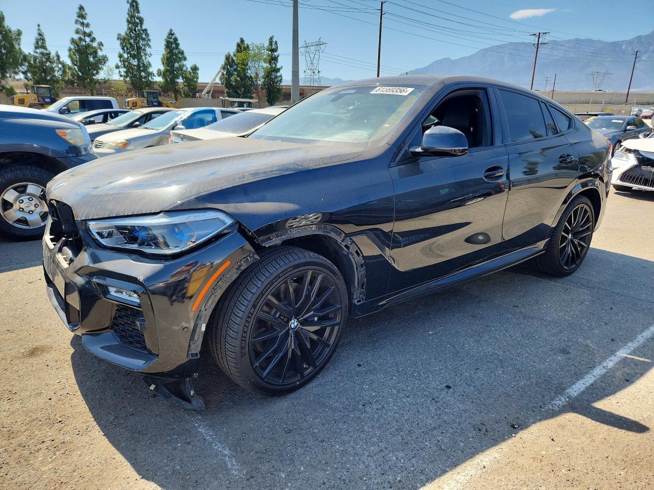 2020 BMW X6 M50i, VIN 5UXCY8C02L9D51073 — Перед