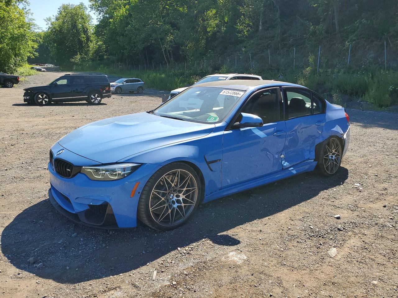 2018 BMW M3, VIN WBS8M9C55J5L00133 — Бок