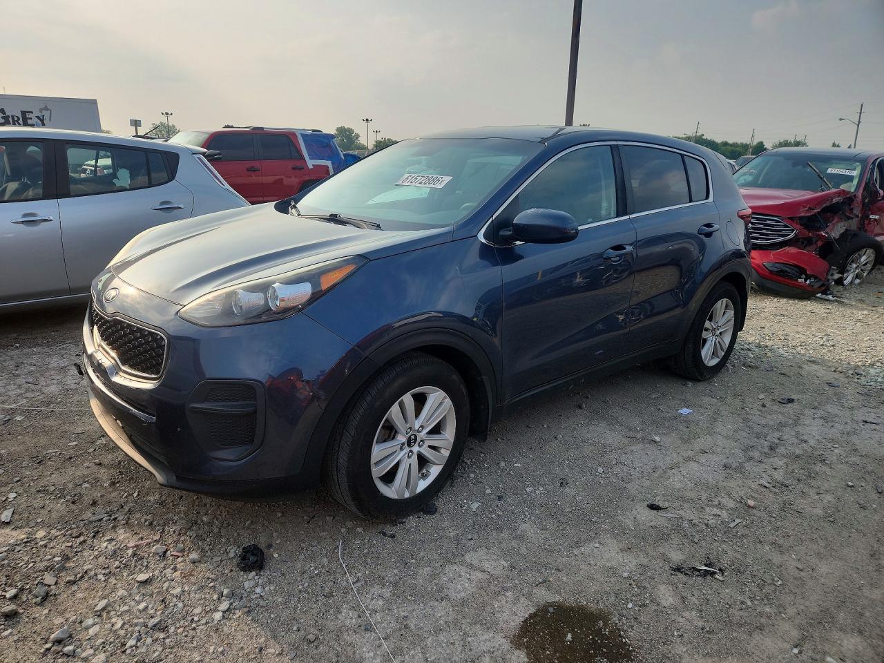 2018 Kia Sportage LX, VIN KNDPM3AC7J7480186 — Stripped