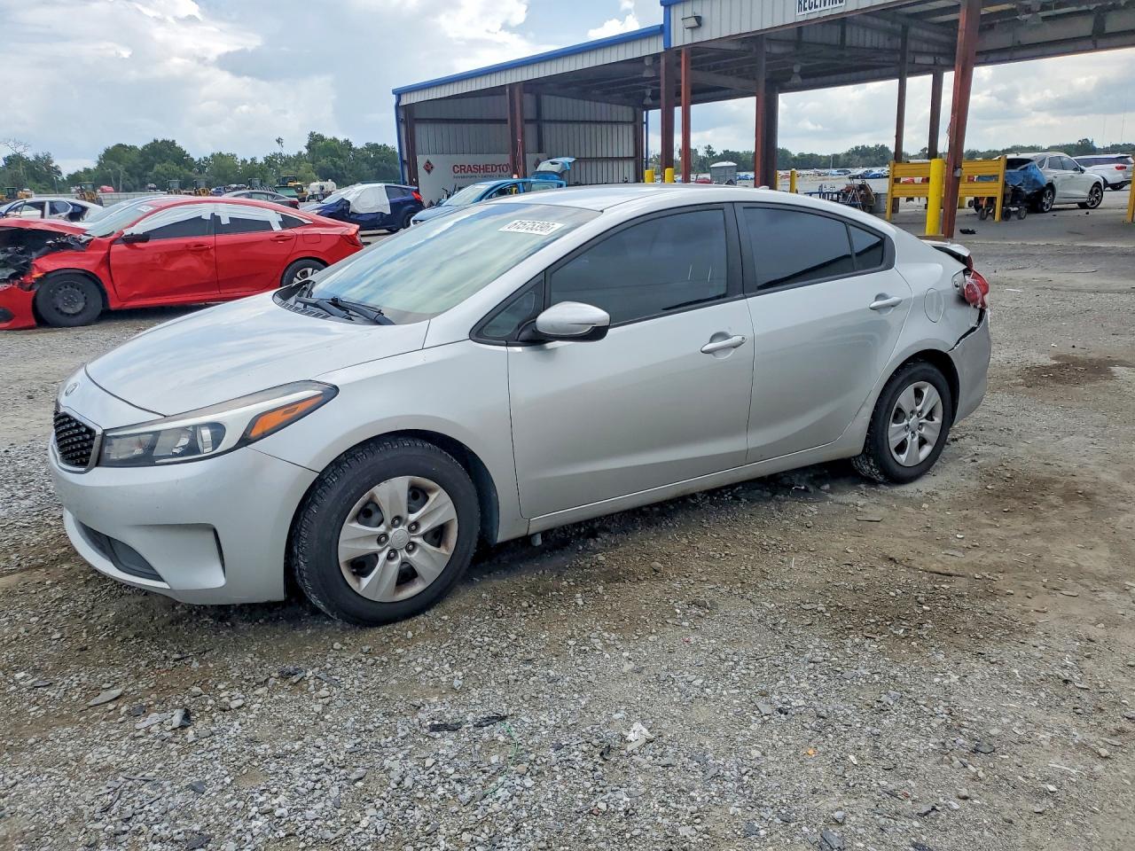 2017 Kia Forte LX, VIN 3KPFK4A75HE058857 — Rear end