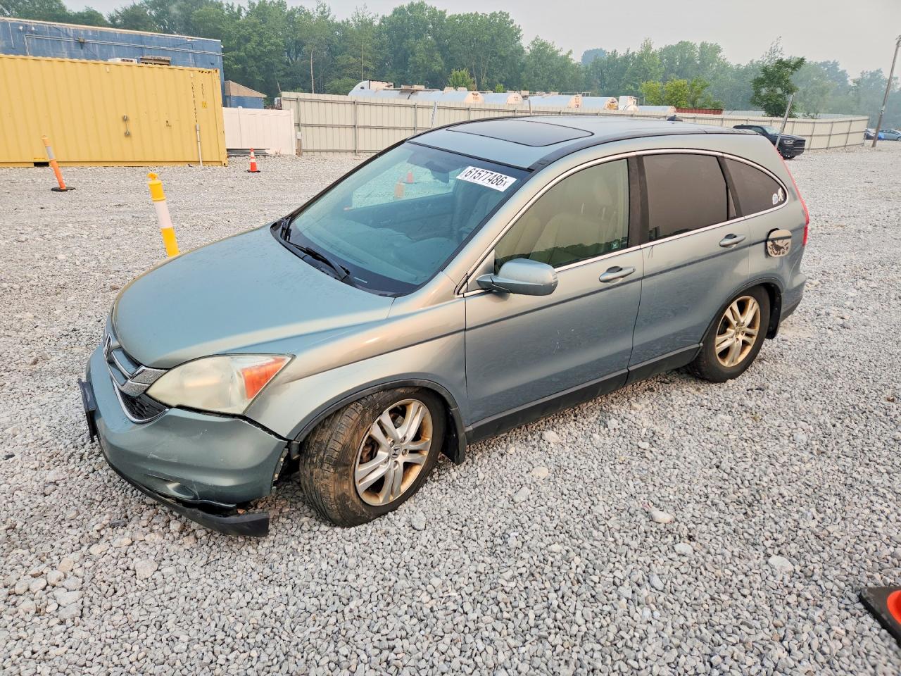2011 Honda CR-V EX-L, VIN 5J6RE4H74BL023116 — Undercarriage