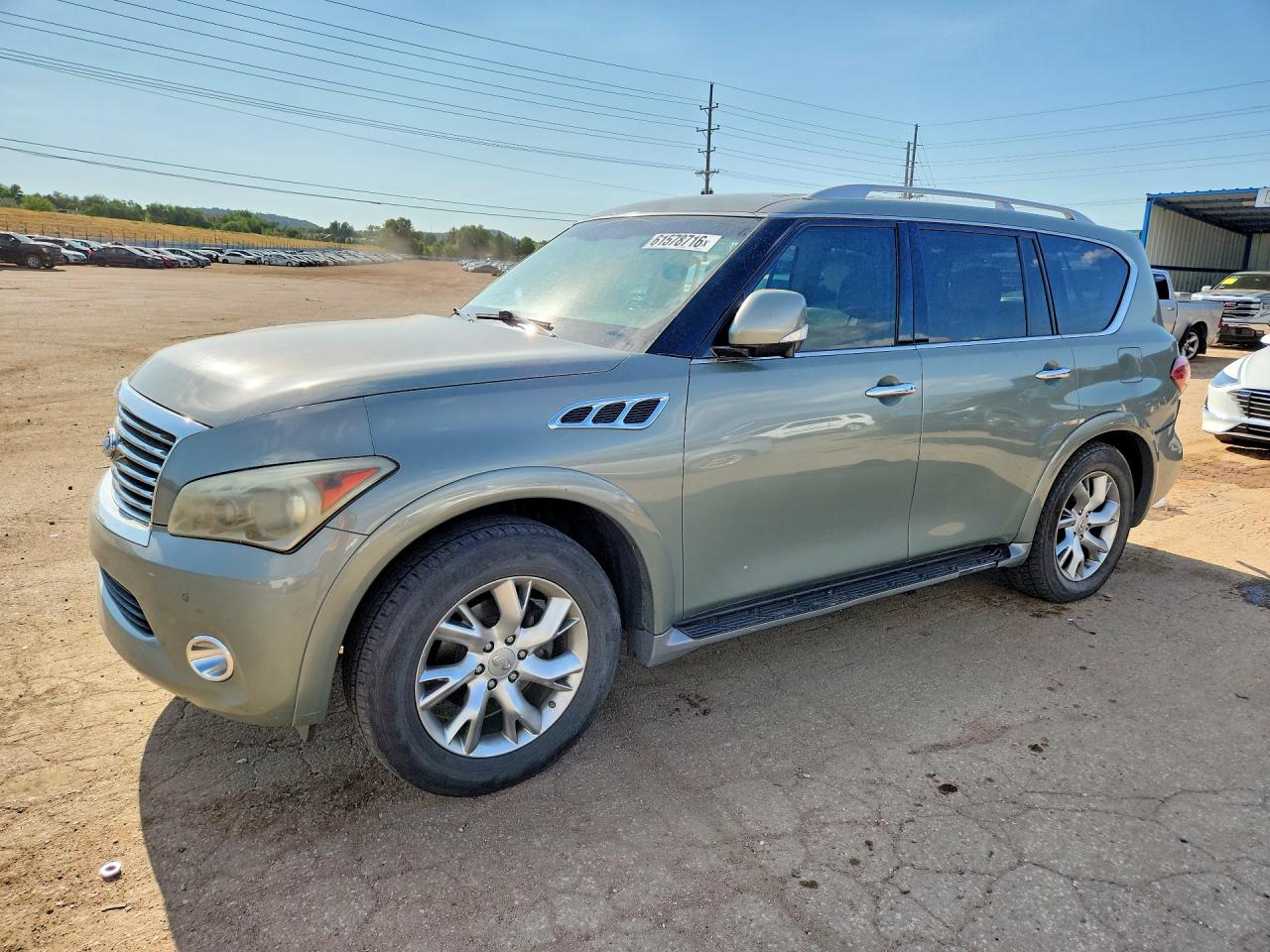 2012 Infiniti QX56 7-passenger, VIN JN8AZ2NE5C9016578 — Rear end