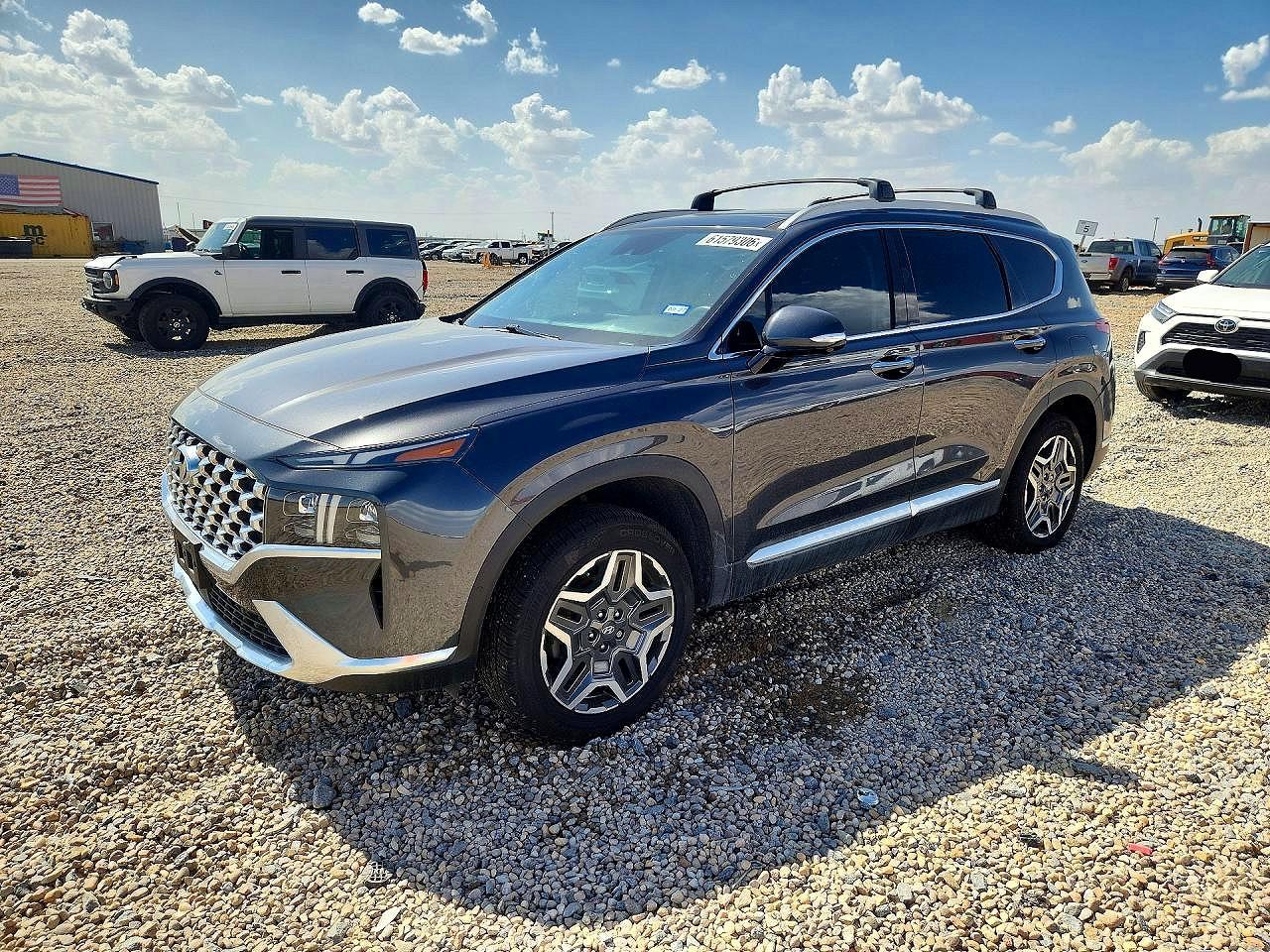 2021 Hyundai Santa Fe Limited, VIN 5NMS4DAL5MH366152 — Side