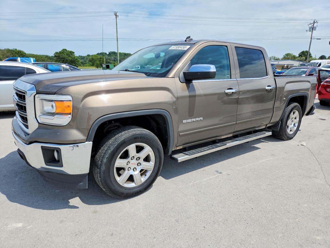 2014 GMC Sierra 1500 SLE, VIN 3GTP1UEC4EG229211 — Side