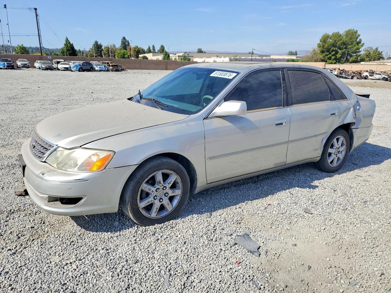 2004 Toyota Avalon XL, VIN 4T1BF28B84U348874 — Rear end