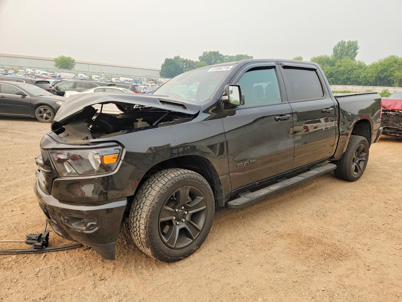 2020 Ram 1500 Big Horn, VIN 1C6SRFFT5LN103111 — Front end