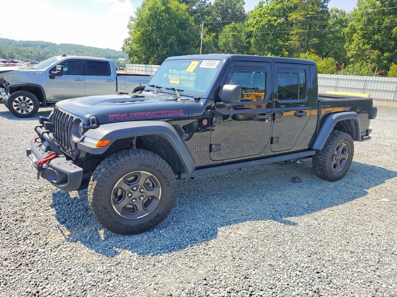 2021 Jeep Gladiator Rubicon, VIN 1C6JJTBG8ML503302 — Vandalism
