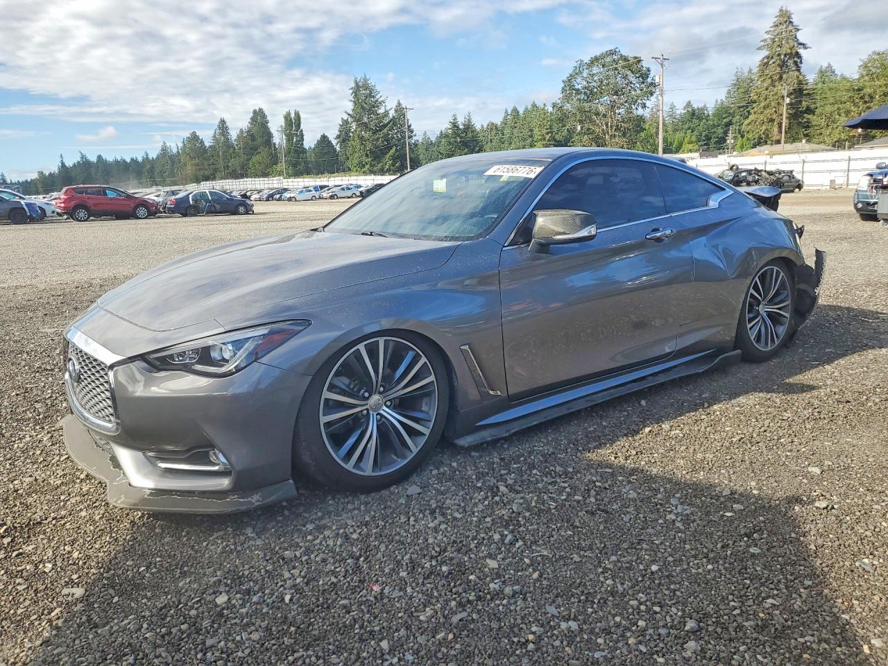 2017 Infiniti Q60 Premium, VIN JN1EV7EL2HM554053 — Rear end