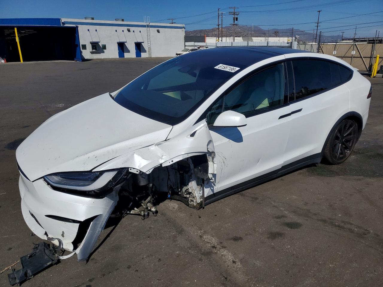 2023 Tesla Model X, VIN 7SAXCDE58PF404180 — Front end