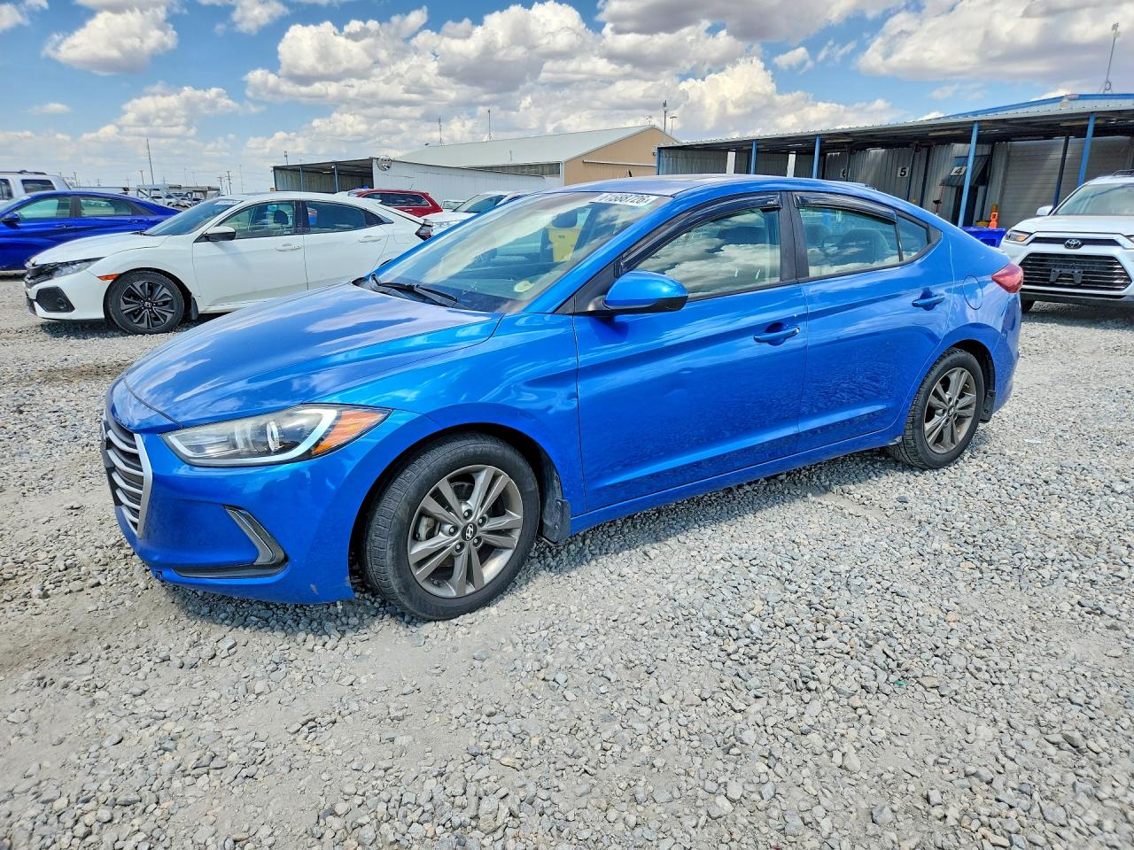 2018 Hyundai Elantra SEL, VIN 5NPD84LF1JH291596 — Hail