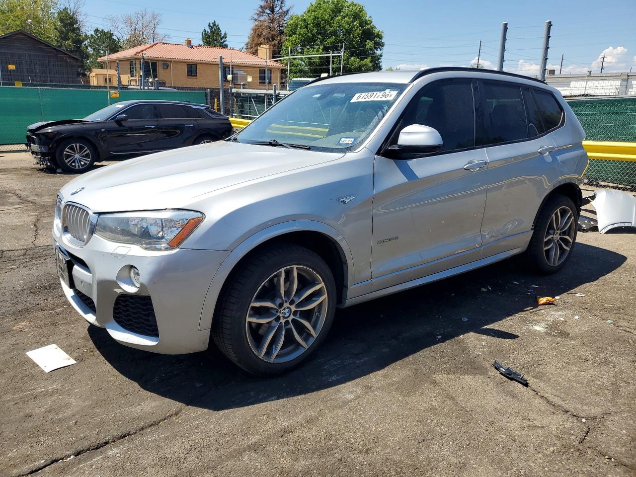 2017 BMW X3 sDrive28i, VIN 5UXWZ7C39H0X41093 — Rear end