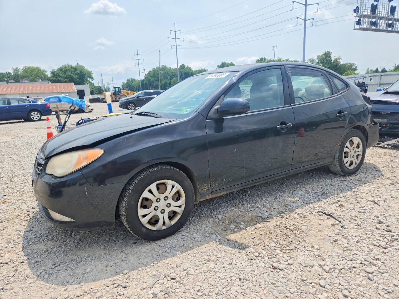 2010 Hyundai Elantra GLS, VIN KMHDU4AD8AU111433 — Rear end