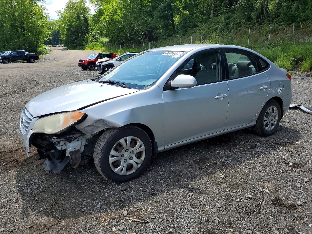 2010 Hyundai Elantra GLS, VIN KMHDU4AD7AU845125 — Front end