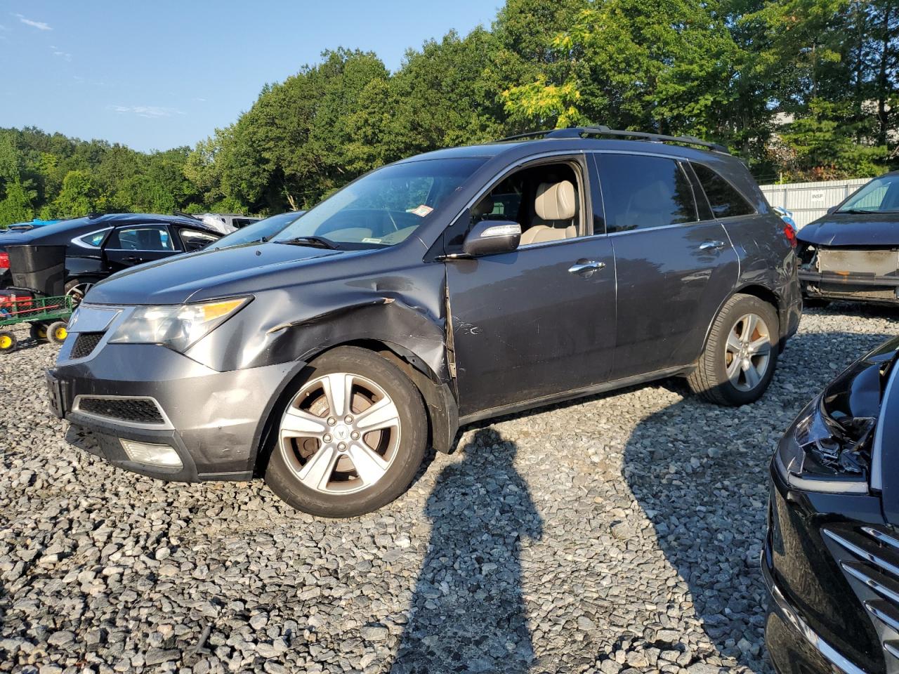 2012 Acura MDX Technology, VIN 2HNYD2H33CH535805 — Front end