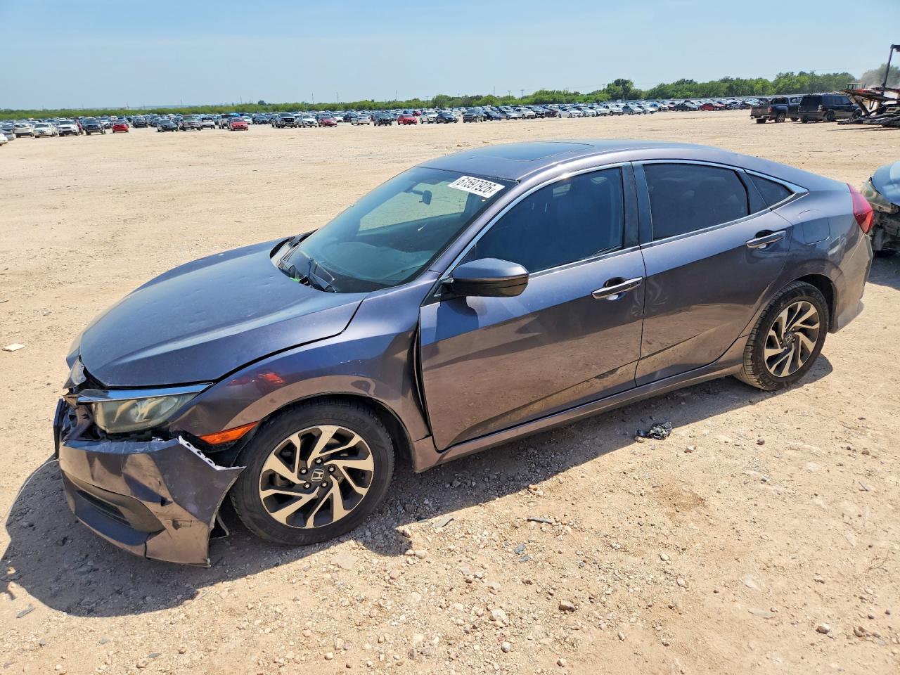 2016 Honda Civic EX, VIN 19XFC2F7XGE065683 — Hail