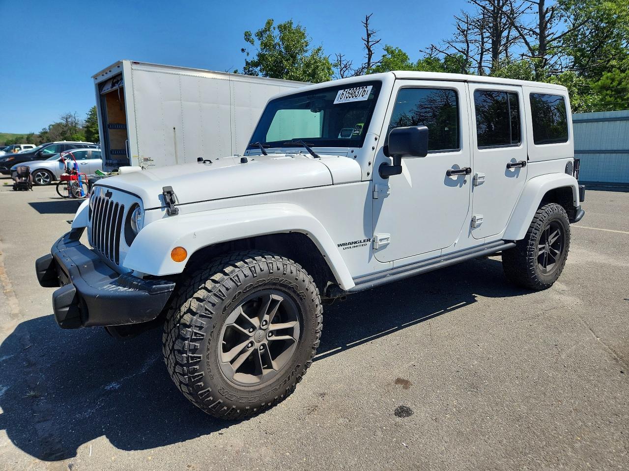 2017 Jeep Wrangler Unlimited Sahara, VIN 1C4HJWEG0HL607759 — Water / flood