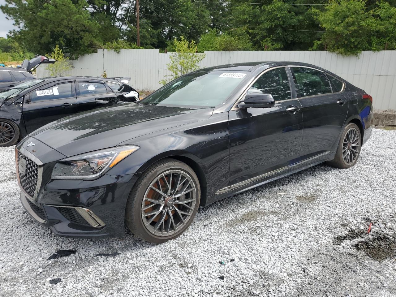 2018 Genesis G80 Sport, VIN KMHGN4JB4JU249561 — Roof
