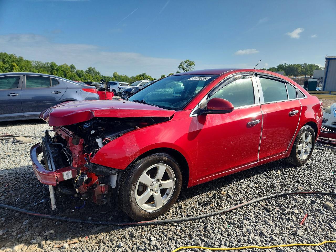 2014 Chevrolet Cruze 1LT, VIN 1G1PC5SB4E7386558 — Front end