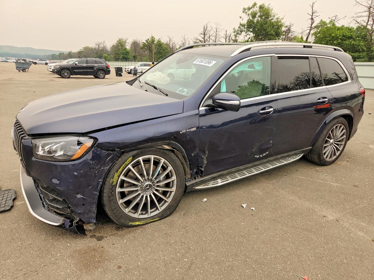 2021 Mercedes-Benz GLS 63 AMG, VIN 4JGFF8KE7MA253635 — Front end