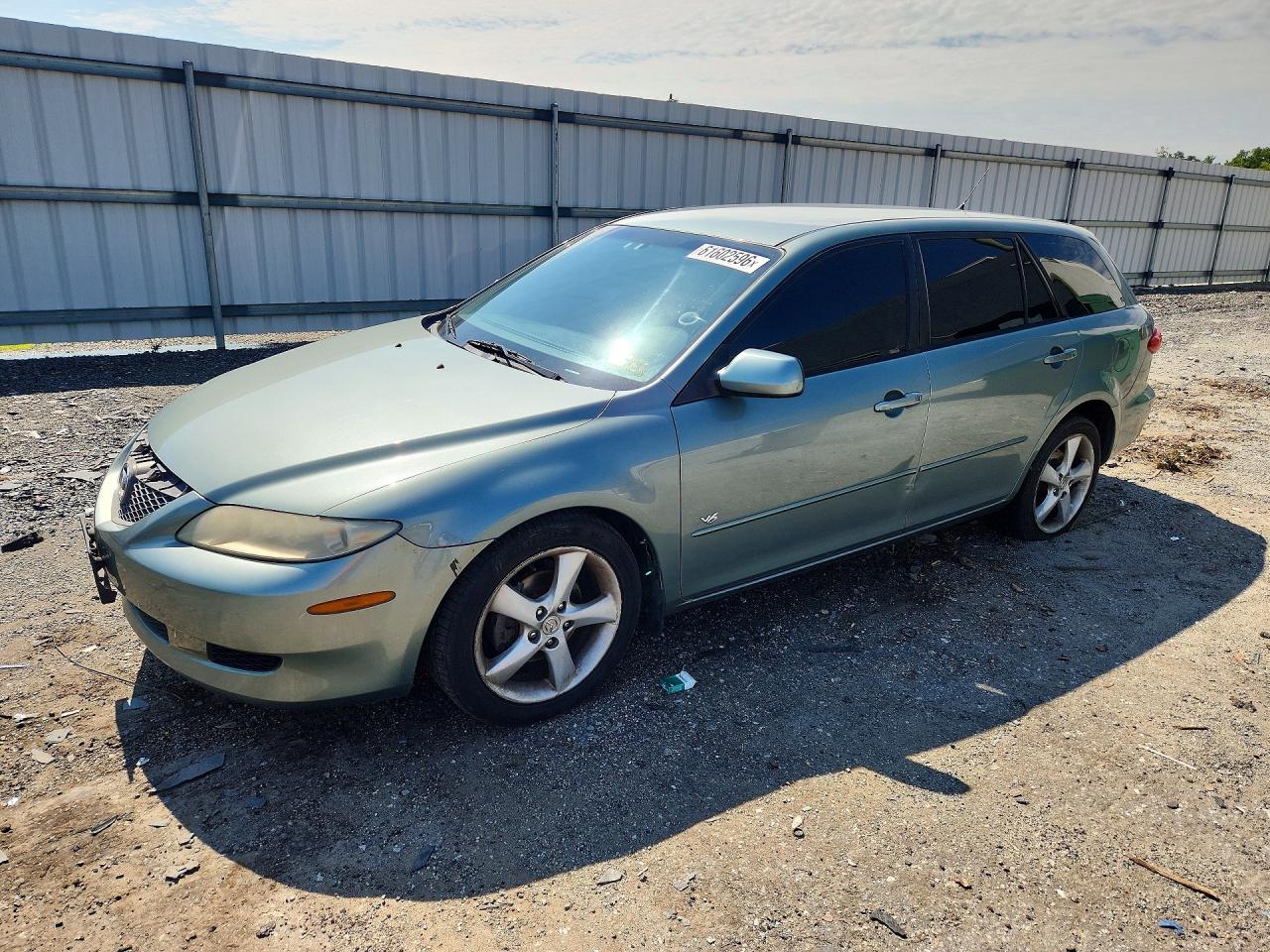 2004 Mazda 6 s, VIN 1YVFP82D145N56759 — Rear end