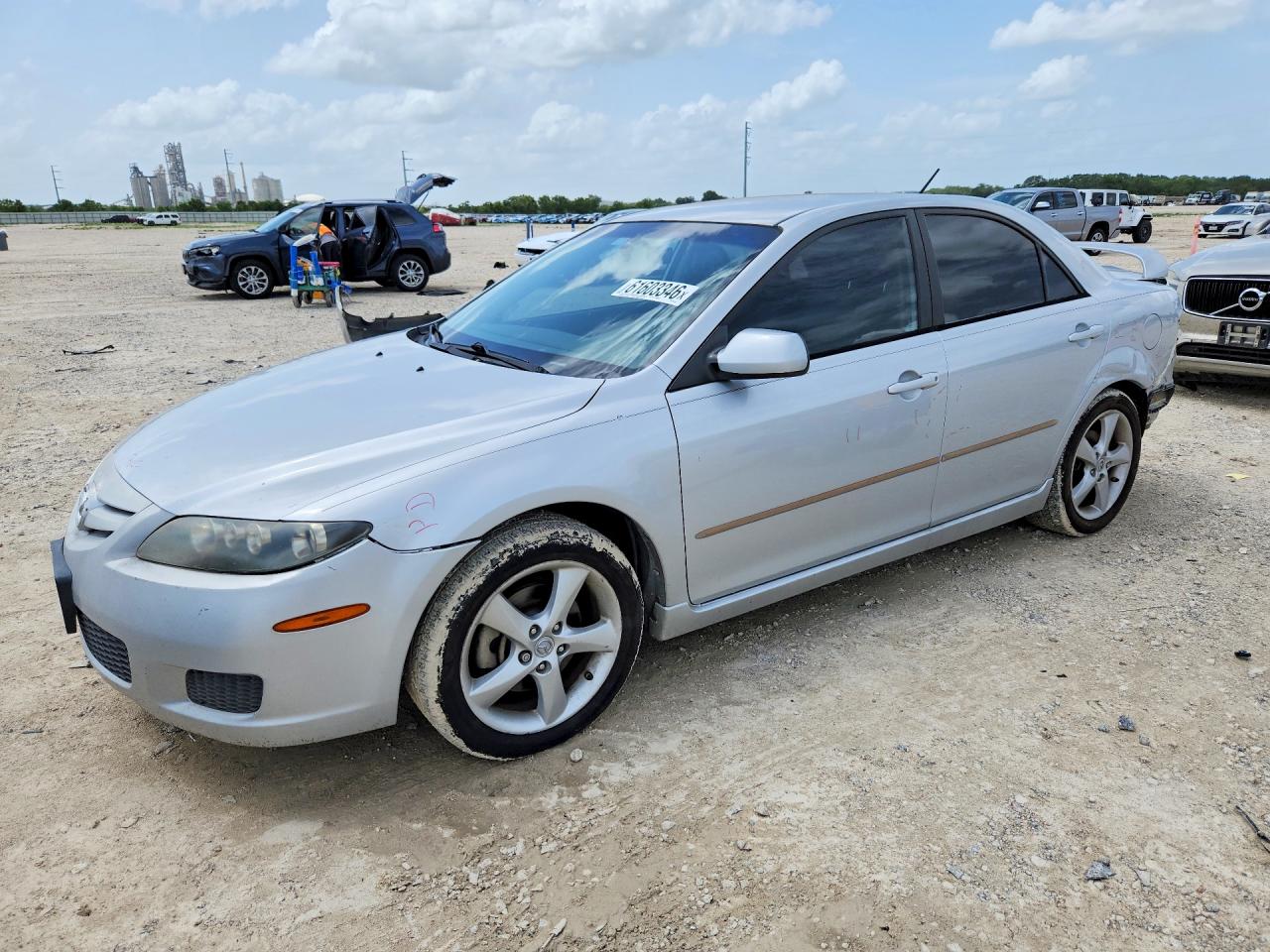 2008 Mazda 6 i Sport VE, VIN 1YVHP80C585M21485 — Зад