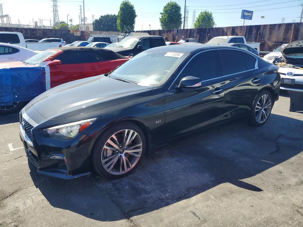 2020 Infiniti Q50 Luxe, VIN JN1EV7AP8LM208655 — Rear end
