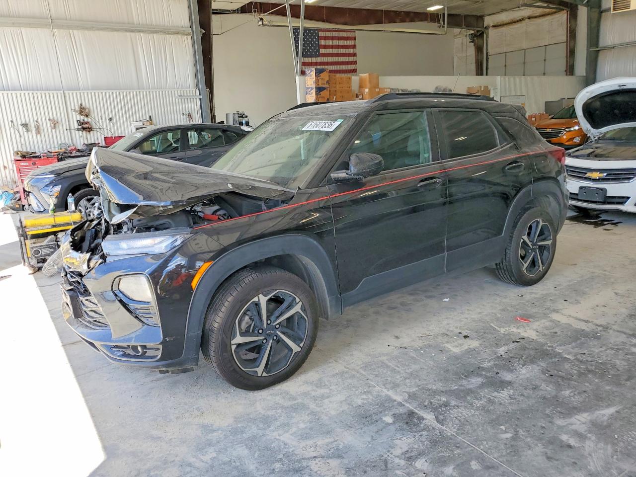 2022 Chevrolet TrailBlazer RS, VIN KL79MUSL0NB042901 — Перед