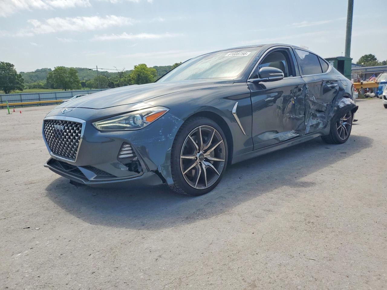 2019 Genesis G70 Design, VIN KMTG34LEXKU021780 — Side