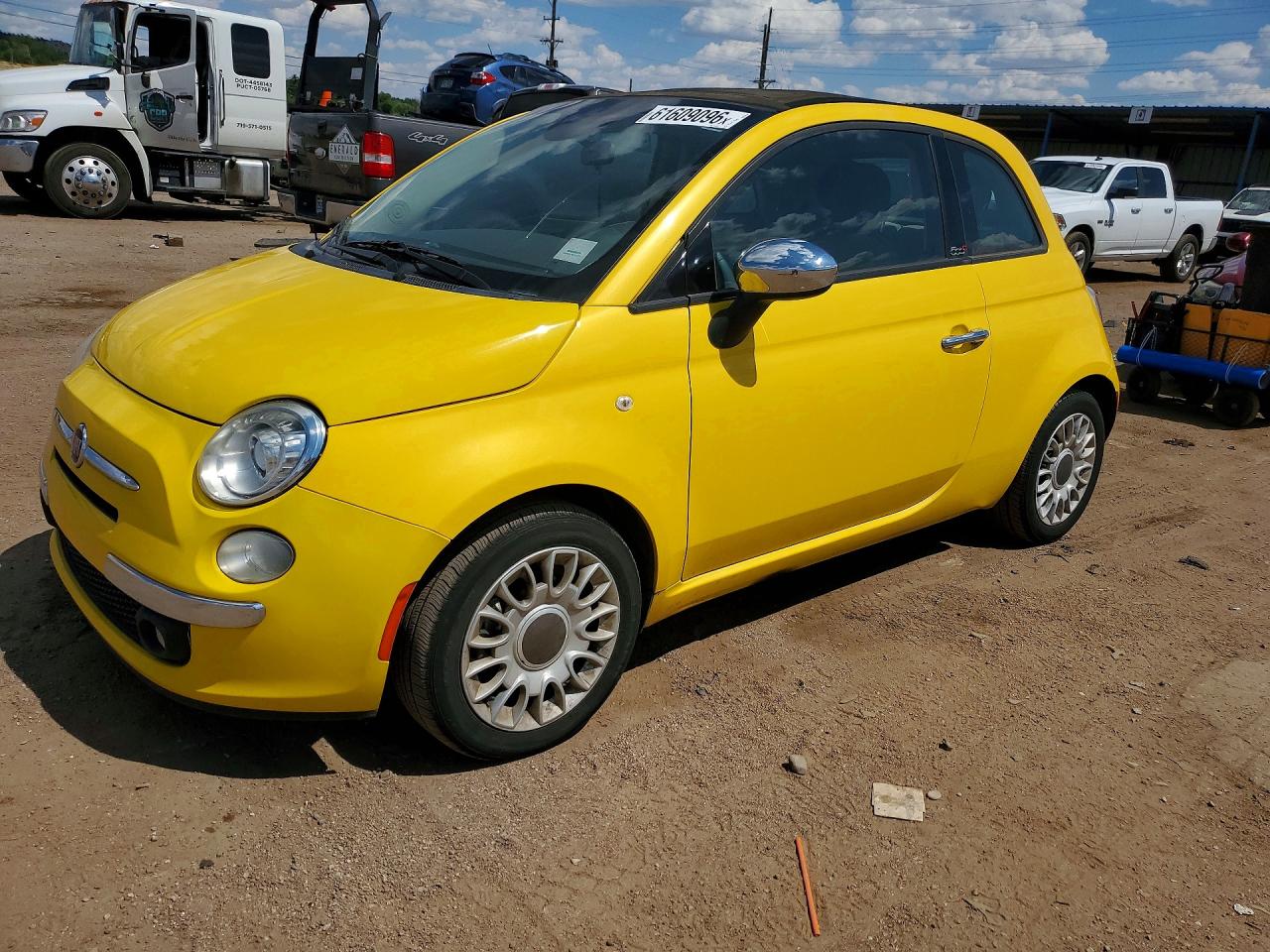 2015 FIAT 500 Lounge, VIN 3C3CFFER1FT741473 — Minor dents and scratches
